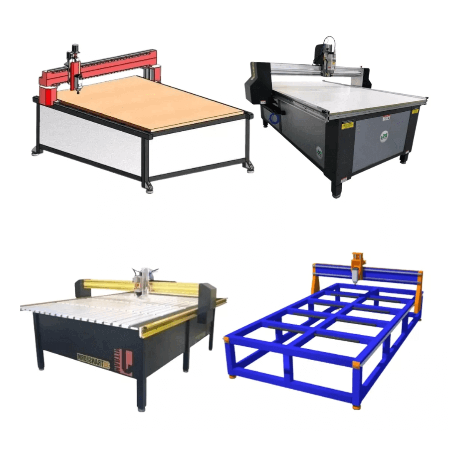 8 Projetos Fabrique Maquinas Router Cnc Laser + Impressora 3d em CAD - Radali Shop