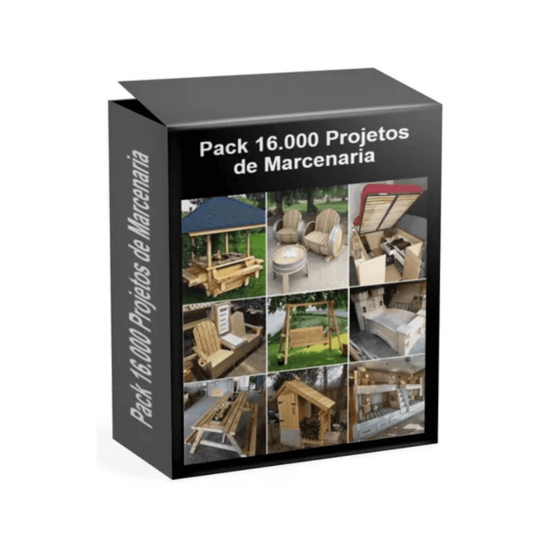 Paquete de 16 mil archivos y proyectos de carpintería