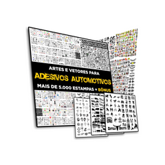 Paquete de 5000 ilustraciones vectoriales para calcomanías, vehículos y automóviles.