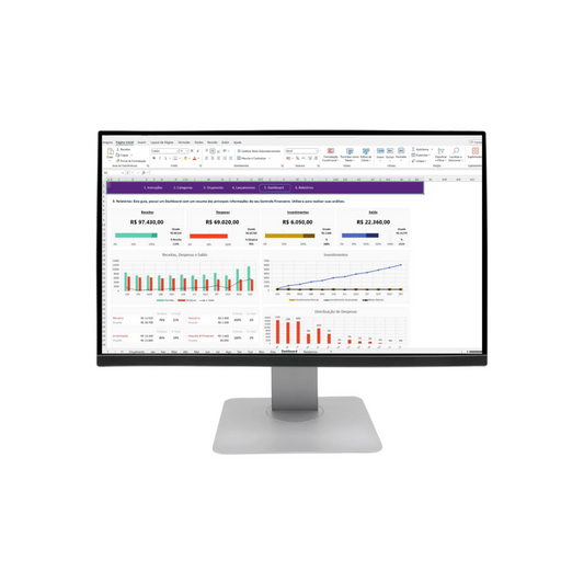 Hoja de cálculo de control financiero personal Gastos mensuales