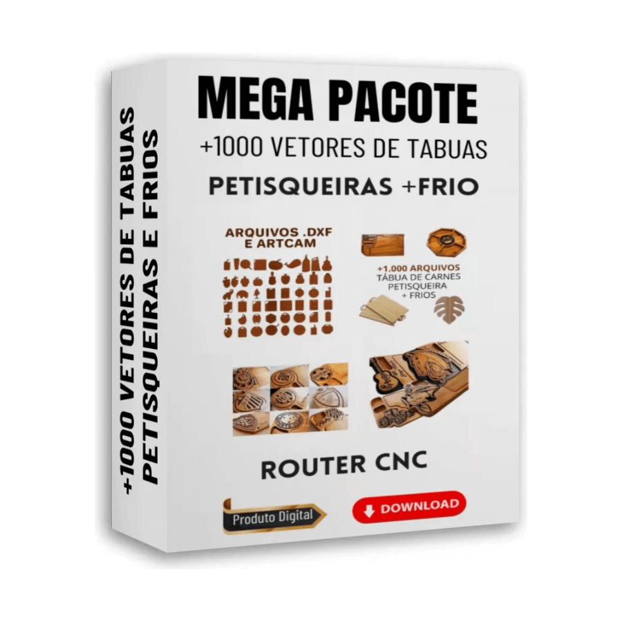 +1000 Vetores Tabua De Carne Churrasco Petisqueiras Petiscos Router Cnc - Radali Shop