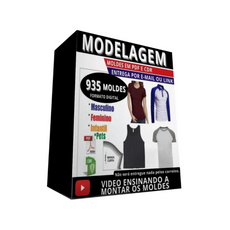 Kit 935 Patrones de Ropa Crea Archivos de Plantillas de Costura en Tamaño Real