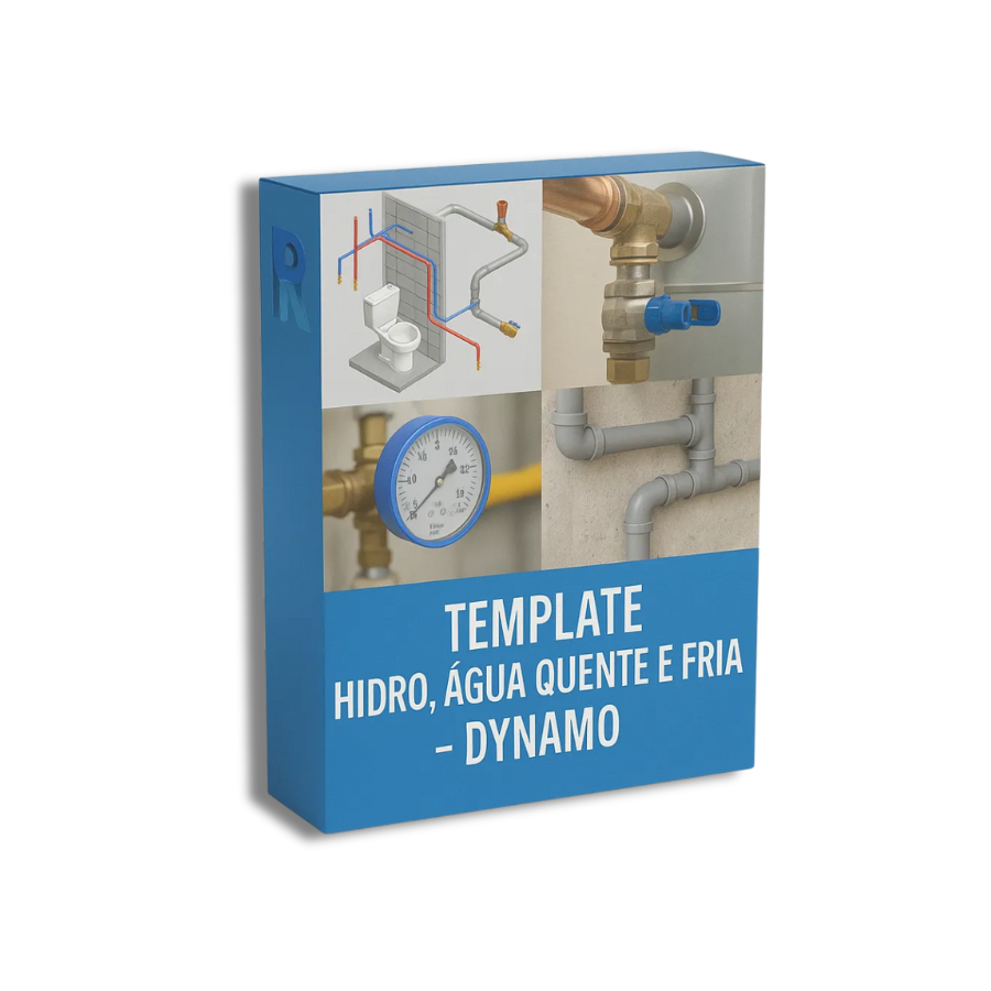 Plantilla de diseño de plomería y sanitarios de Revit con familias y Dynamo