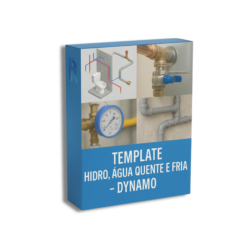 Plantilla de diseño de plomería y sanitarios de Revit con familias y Dynamo