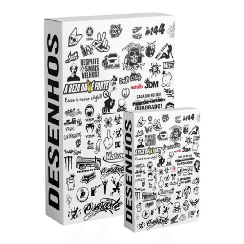 Pack +2600 Vetor Adesivos De Recorte Silhouette Desenhos - Radali Shop