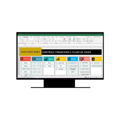 Hoja de cálculo de control financiero, centro de costos, flujo de caja, gestión