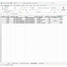 Planilha Holerite Banco dados Funcionarios 3 Modelos Editáveis Recibo - Radali Shop