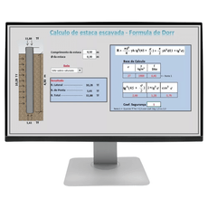 Planilha Calculo Estaca Escavada Formula De Dorr Automatizada - Radali Shop