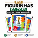 Figurinhas pacote da copa do mundo 2026 digital em PDF