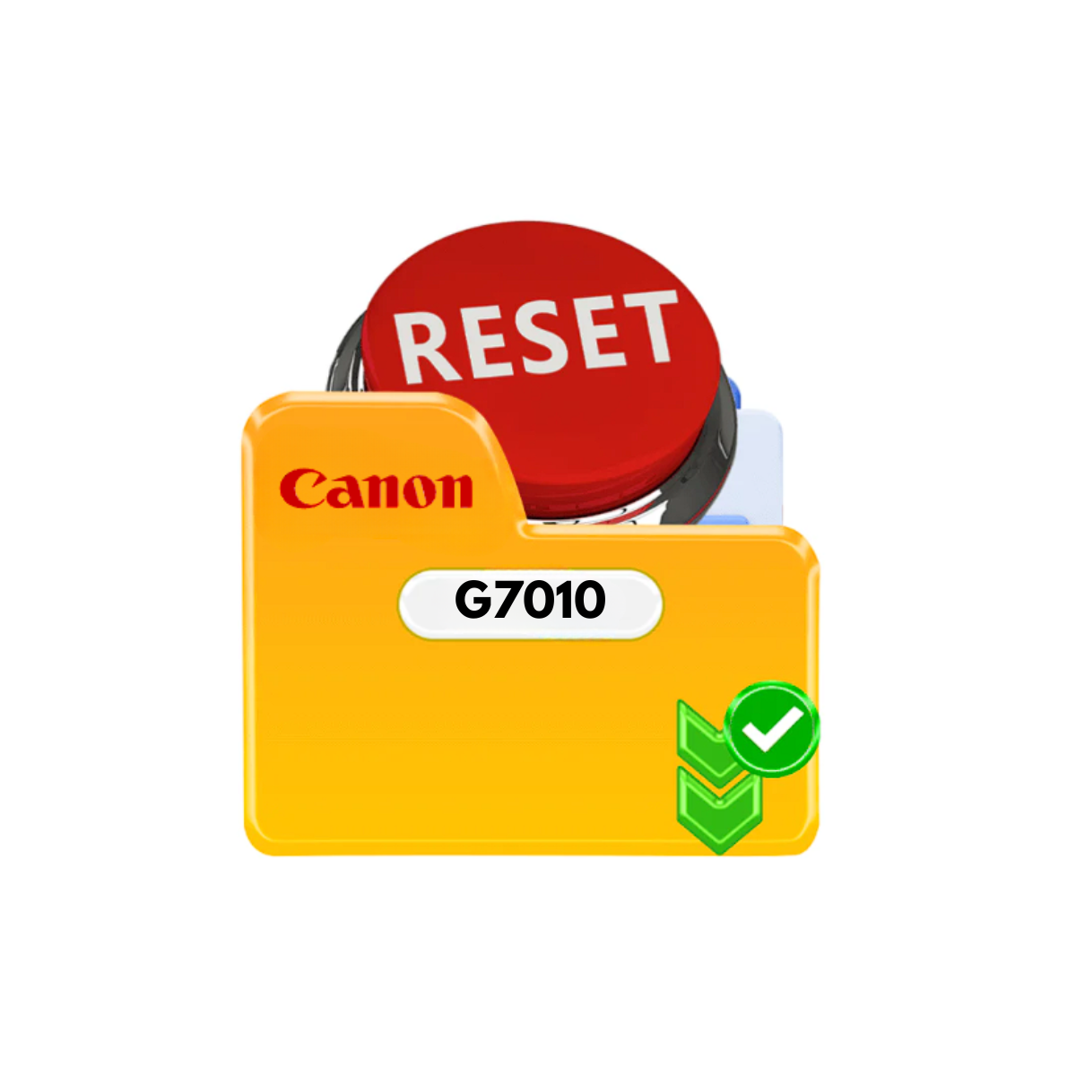 Restablecer el contador de la almohadilla de la impresora Canon G7010