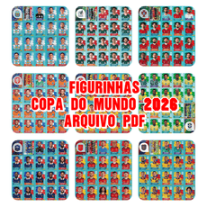 Todas as figurinhas da copa do mundo 2026 em PDF para imprimir