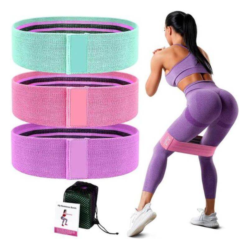 Kit 3 Faixas elásticas para exercicios - Alongamento Pilates Yoga Exercícios - Radali Shop